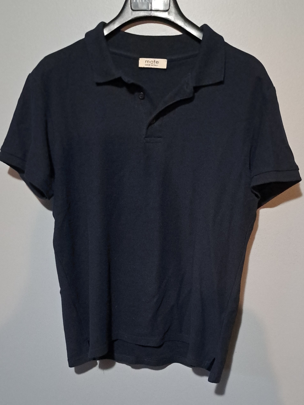 MATE the Label Men's Navy Short Sleeve Polo Shirt